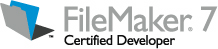 FileMaker 7 Certified Developer Logo